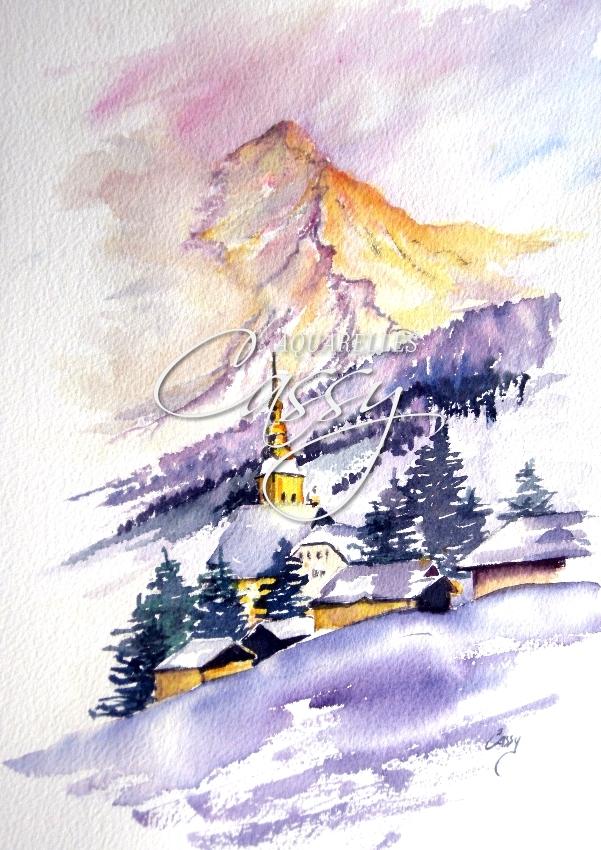 Combloux au Printemps